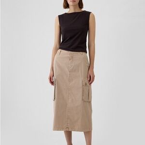 Gap Cargo Khaki Skirt